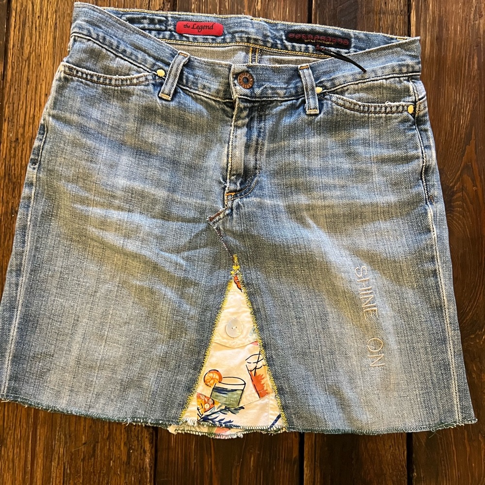 AG jeans denim skirt